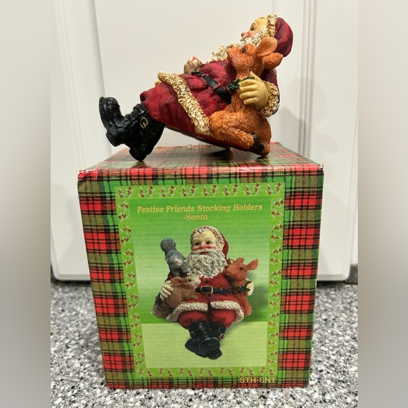 Vintage Festive Friends Stocking Holders SANTA STH-SNT - Picture 4 of 4